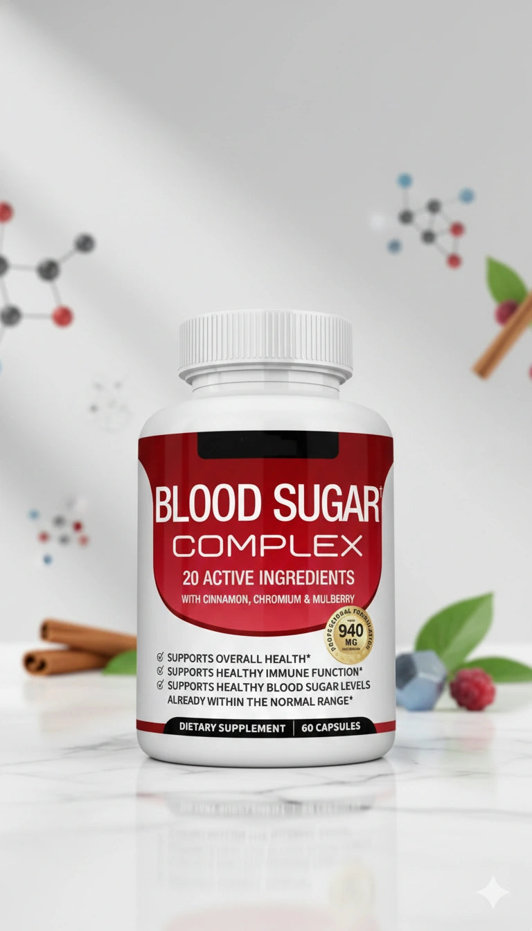 Blood Sugar Complex - Soporte natural para mantener tu azúcar en equilibrio
